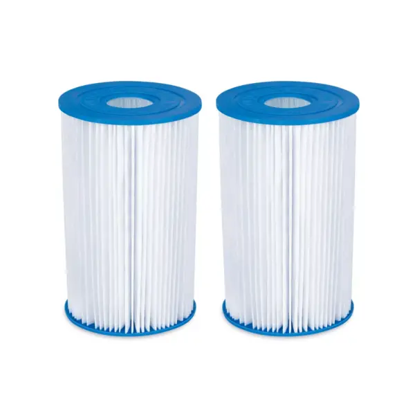 Summer Waves P57000302 Replacement Type B Swimming Pool and Hot Tub Spa Cartridge with Heavy Duty Ultimate Filtration Paper (4 Pack)