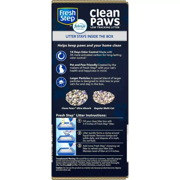 Fresh Step Clean Paws Ultra-Absorb - 22.5lbs