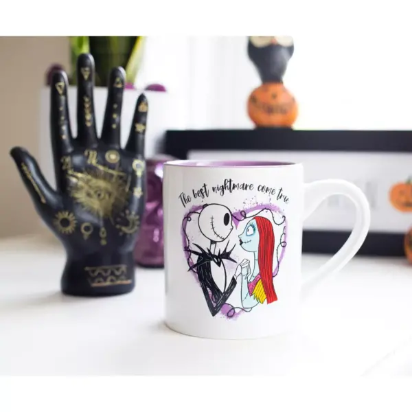 Silver Buffalo The Nightmare Before Christmas "Best Nightmare" Ceramic Mug | Holds 14 Ounces