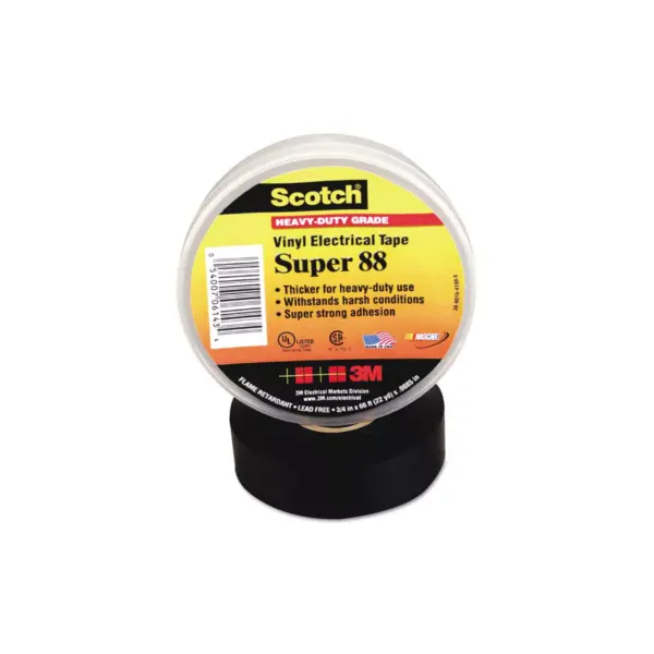 3M Scotch 88 Super Vinyl Electrical Tape 3/4" x 66ft 06143