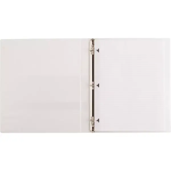 6pk 0.5" D Ring Binder White - up & up™