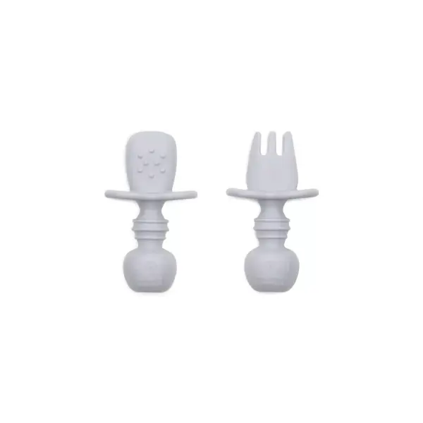 Bumkins Silicone Chewtensils - Gray