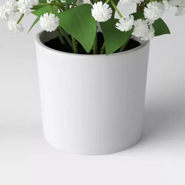 8.5" x 8" Artificial Baby Breath Arrangement - Threshold™