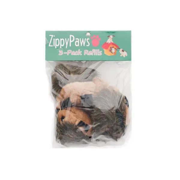 ZippyPaws Miniz Hedgehogs Dog Toy - 3pk