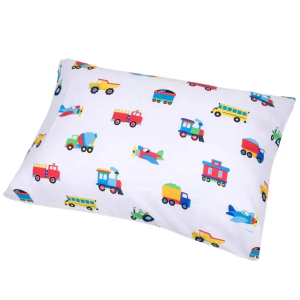 Full Trains with Planes and Trucks Microfiber Sheet Set - WildKin