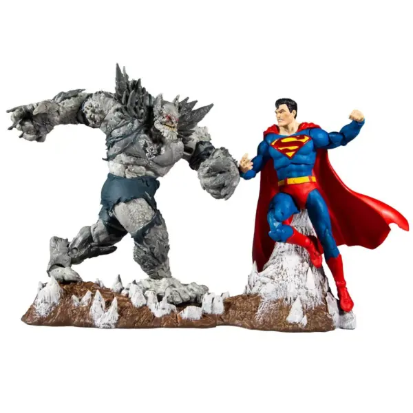 DC Comics 2pk Battle Scene - Superman vs Batman Earth -1