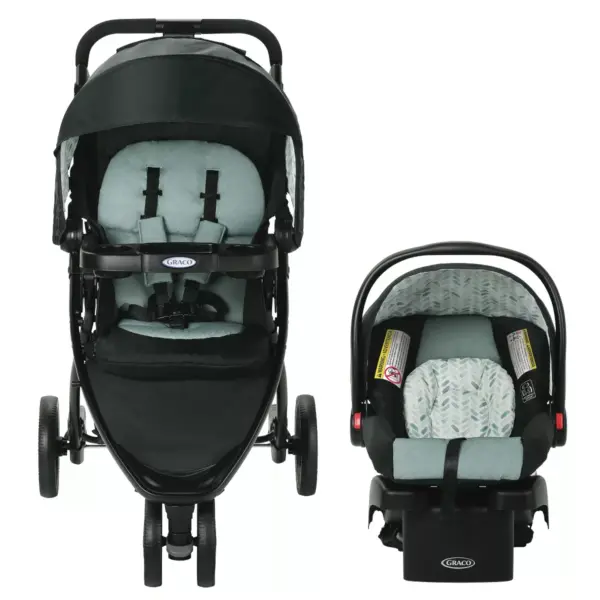 Graco Pace Travel System with SnugRide Infant Car Seat - Birch