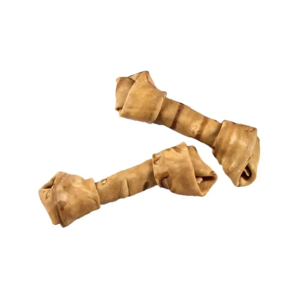 7'' Chicken Flavored Beefhide Bone Rawhide Dog Treats - 2ct - Boots & Barkley™