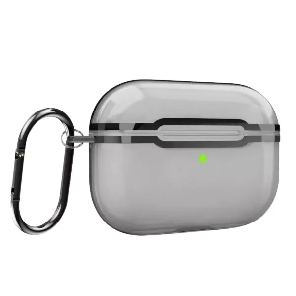 Insten Transparent Soft Silicone Protective Skin Case Cover For AirPods Pro, Clear Black