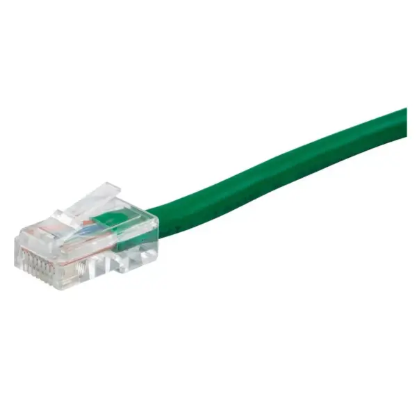 Monoprice Cat5e Ethernet Patch Cable - 3 Feet - Green | Network Internet Cord - RJ45, Stranded, 350Mhz, UTP, Pure Bare Copper Wire, 24AWG - Zeroboot