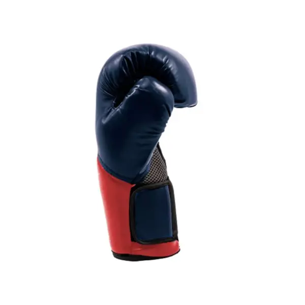 Everlast Pro Style Elite Exercise Workout Training Boxing Gloves for Sparring, Heavy Bag and Mitt Work, Size 14 Ounces, Navy/Red