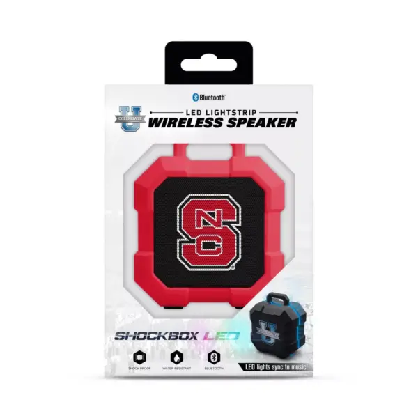 NCAA NC State Wolfpack LED ShockBox Bluetooth Speaker