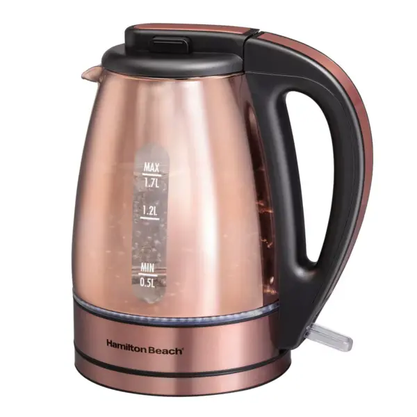 Hamilton Beach 1.7L Electric Kettle - Copper 40866