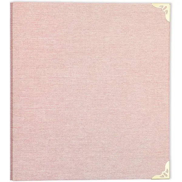 Paper Junkie Pink 3 Ring Binder with Gold Hardware for 250 Sheet Capacity (11.5 x 10.5 x 1.6 in)