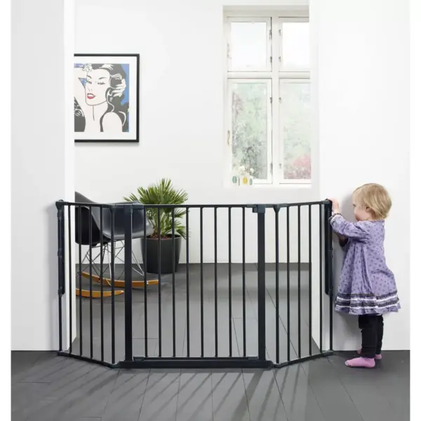 BabyDan Flex Baby Gate - Black M