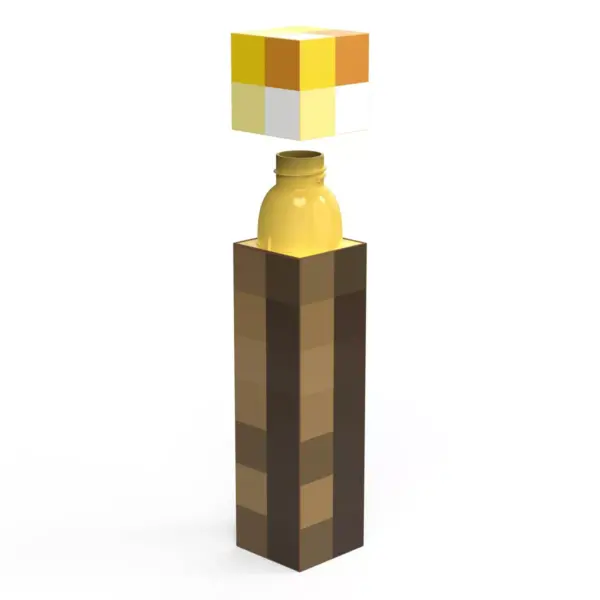 Minecraft 22oz Plastic Square Water Bottle - Zak Designs