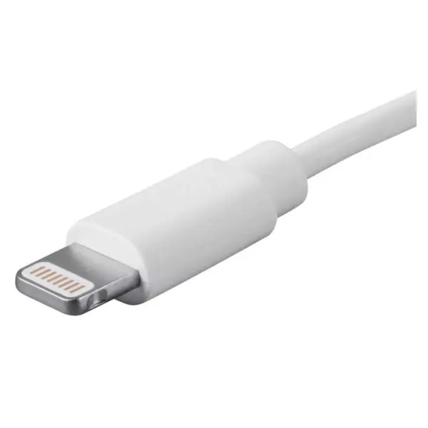 Monoprice Lightning to USB Charge & Sync Cable - 3 Feet - White | Apple MFi Certified for iPhone X, 8, 8 Plus, 7, 7 Plus, 6, 6 Plus, 5S , iPad Pro