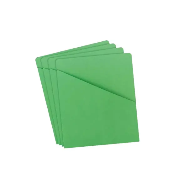 Smead Slash Jacket 9-3/4"x11-1/2" 25/PK 11 Pt Green 75432