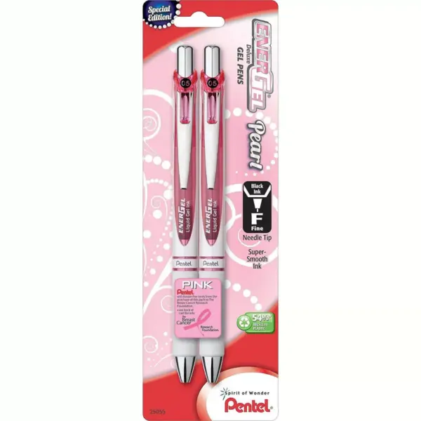 Pentel EnerGel Pearl Deluxe RTX Retractable Liquid Gel Pen Fine Point 163812