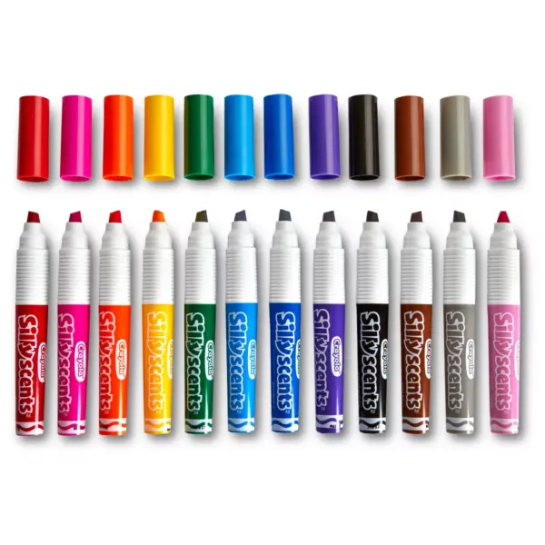 Crayola 12ct Silly Scents Markers Chisel Tip