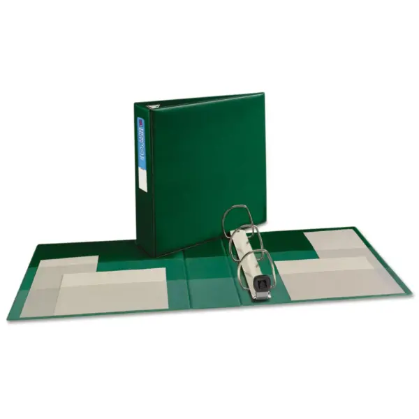 Avery Heavy-Duty Binder with One Touch EZD Rings 11 x 8 1/2 3" Capacity Green 79783