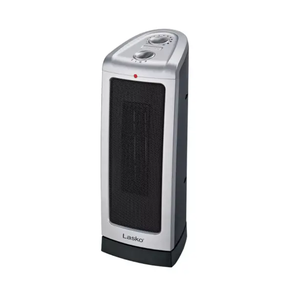 Lasko 5307 Portable Electric 1500 Watt Room Oscillating Ceramic Tower Space Heater with Adjustable Thermostat (3 Pack)