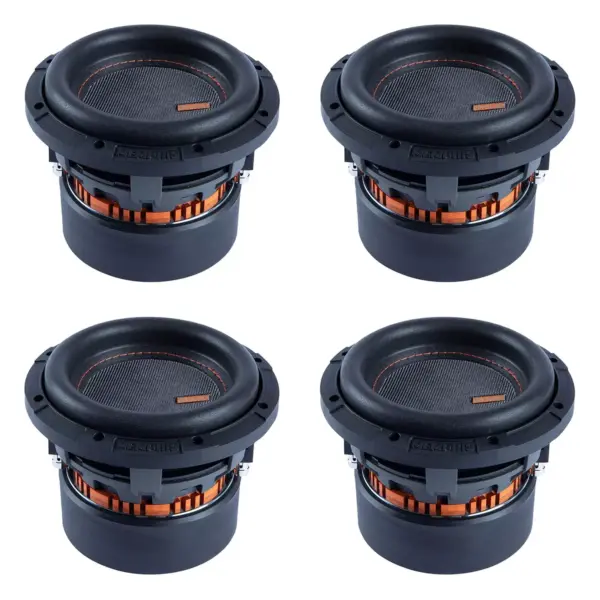 Memphis Audio MJM644 MOJO Series 6.5 Inch 700 Watt RMS Dual Vehicle Subwoofer (4 Pack)