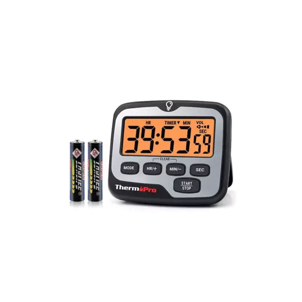 ThermoPro TM01 Digital Timer with Countdown Touchable Backlit