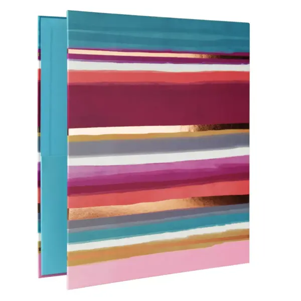 1" Ring Binder Thick Stripes - greenroom