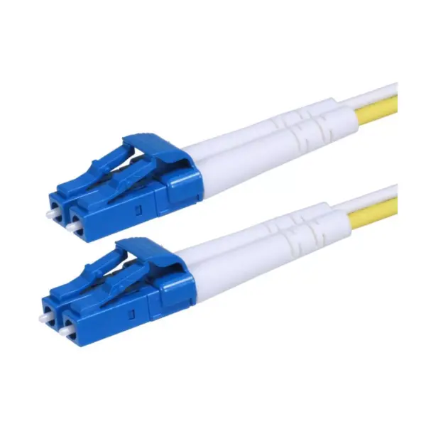 Monoprice Fiber Optic Cable - 6 Meter - Yellow | LC to LC, 9/125 Type, Single Mode, Duplex