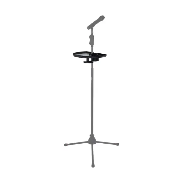 Gator GFW-MICACCTRAY Frameworks Extra Large Microphone Stand Accessory Tray with Drink Holder and Guitar Pick Tab