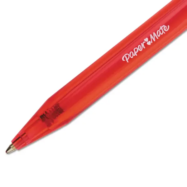 Paper Mate InkJoy 100 RT Retractable Ballpoint Pen 1mm Red Dozen 1951252