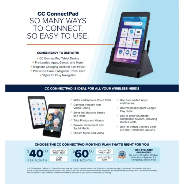 Consumer Cellular Connect Pad (32GB)