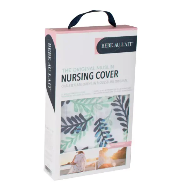 Bebe au Lait Muslin Nursing Cover - Athens Green