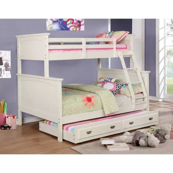 Kids' Novak Trundle White - ioHOMES