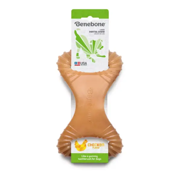 Benebone Large Chicken Dental Dog Chew Toy