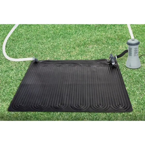 Intex Solar Mat Above Ground Swimming Pool Water Heater, Black (4 Pack)