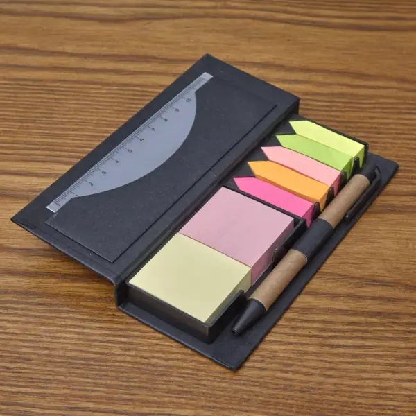 Lakeside Sticky Memo Notebook Organizers with Pens - Set of 4