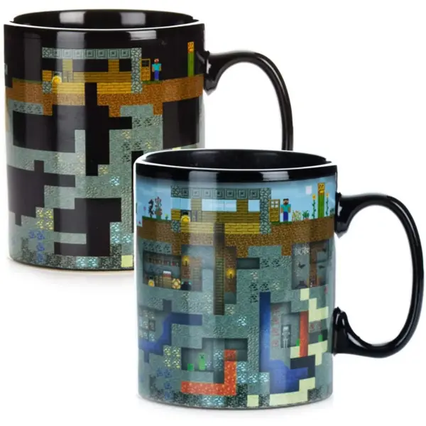 Paladone Products Ltd. Minecraft XL Oversized 18.5oz Heat Change Ceramic Mug