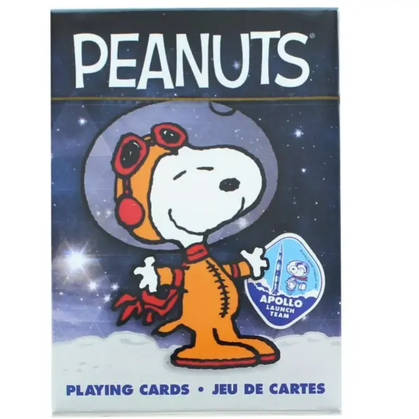 NMR Distribution Peanuts Snoppy In Space Playing Cards | 52 Card Deck + 2 Jokers