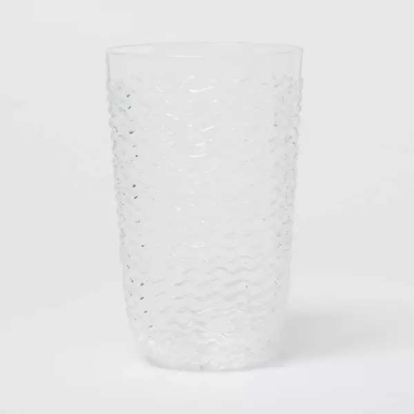 19oz Plastic Wave Texture Tall Tumbler - Opalhouse™