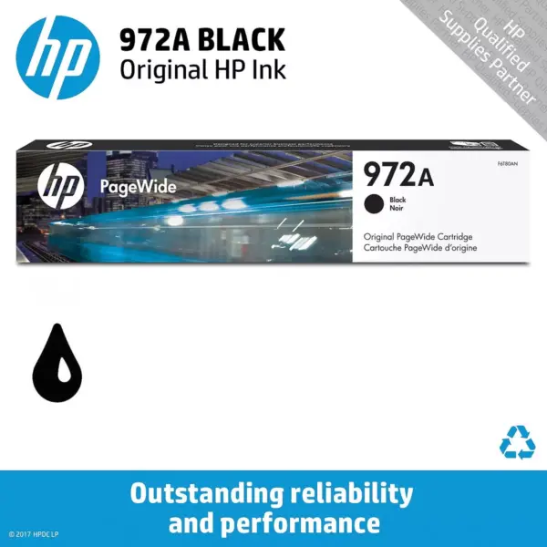 HP Inc. HP 972A (F6T80AN) Black Original Ink Cartridge