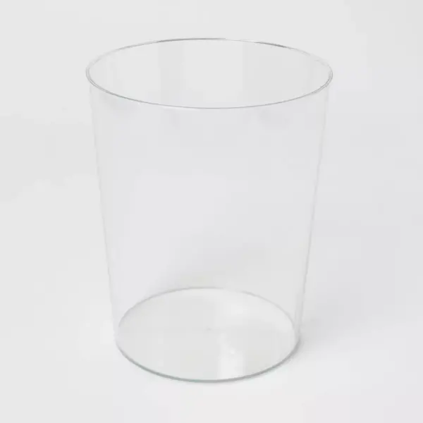 Solid Bathroom Wastebasket Clear - Room Essentials™