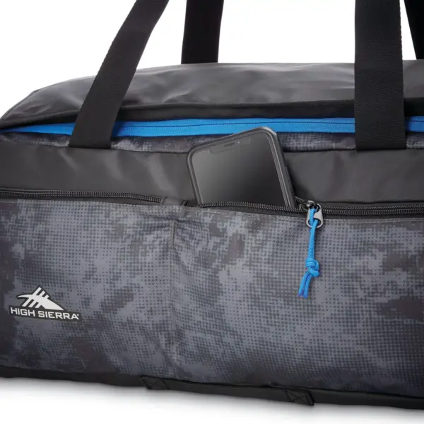 High Sierra 50L Convertible Duffel Backpack - Gray/Blue