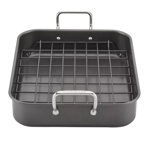 Rachael Ray 16" x 13" Roaster with Dual-Height Rack