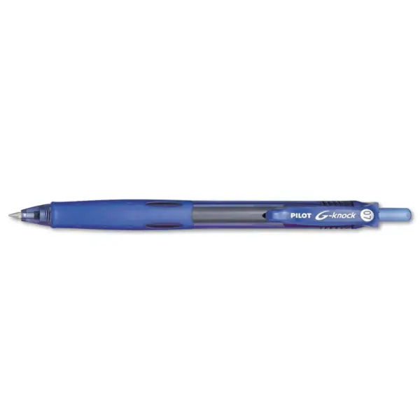 Pilot G-Knock BeGreen Retractable Gel Ink Pen Blue Ink .7mm Dozen 31507