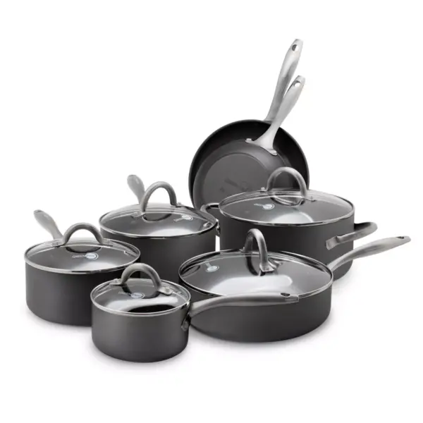 GreenPan Madison 12pc Hard Anodized Ceramic Non-Stick Cookware Set