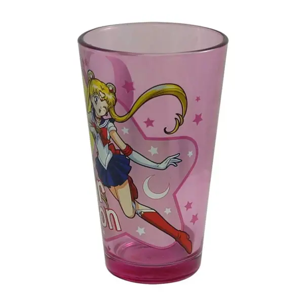 Just Funky Sailor Moon Moon Princess Halation 16oz Pink Pint Glass