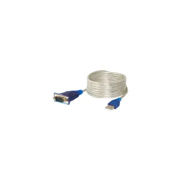 Sabrent Serial Cable - 6 ft Serial Data Transfer Cable - USB - 9-pin DB-9 Serial