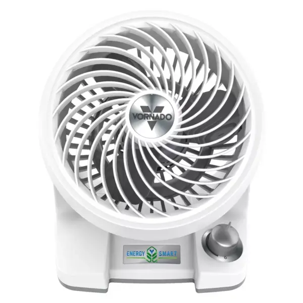 Vornado 133DC Energy Smart Compact Air Circulator Portable Fan White